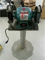 Clarke 6" Bench Grinder  on a stand