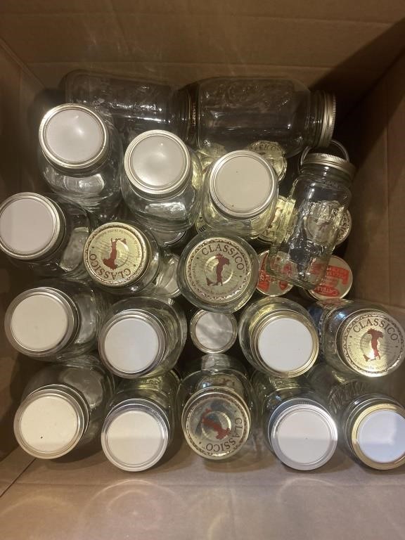 Large lot of jars