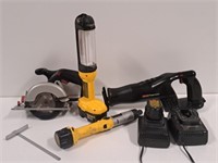 Coleman & DeWalt Brand Battery Op Tools