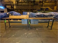 Lot of 2 6ft Maple Top Workbenches (ETW199)