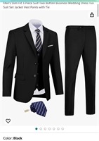 Men's Slim Fit 5 Piece Suit