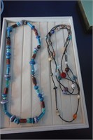 Beaded necklaces lot