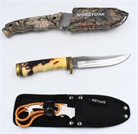 4 Large Fixed Blade Knives