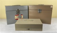 Metal File and Cash Boxes