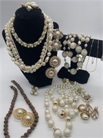 Costume Jewelry; Necklaces, Clip-On Earrings,