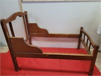 Doll Wood Bed Frame 25"x15"x18"