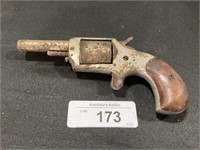 Worn Antique Electric Marked  .22 Revolver.