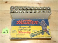 300 Sav 180gr Western Rnds 20ct