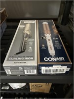 con air lot of 2 1.5" curling irons