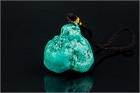 Chinese Natural Turquoise Toggle