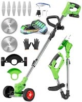 Electric Weed Wacker, Foldable Cordless Weed