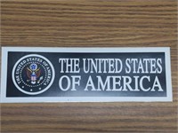 The United States of America bumper sticker