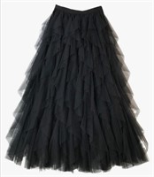 New (Size M)  Women's Tulle Long Maxi