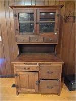 Antique bakers cabinet