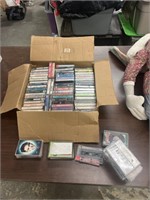 Box FULL of Cassette Music Tapes MISC. Genres