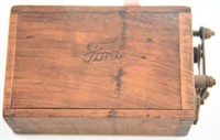 Antique Ford Model A/T wooden battery cell