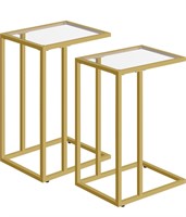 $80 (24.4") 2-Pack C Shaped End Table