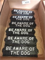 6 Cast Beware of the Dog Signs
