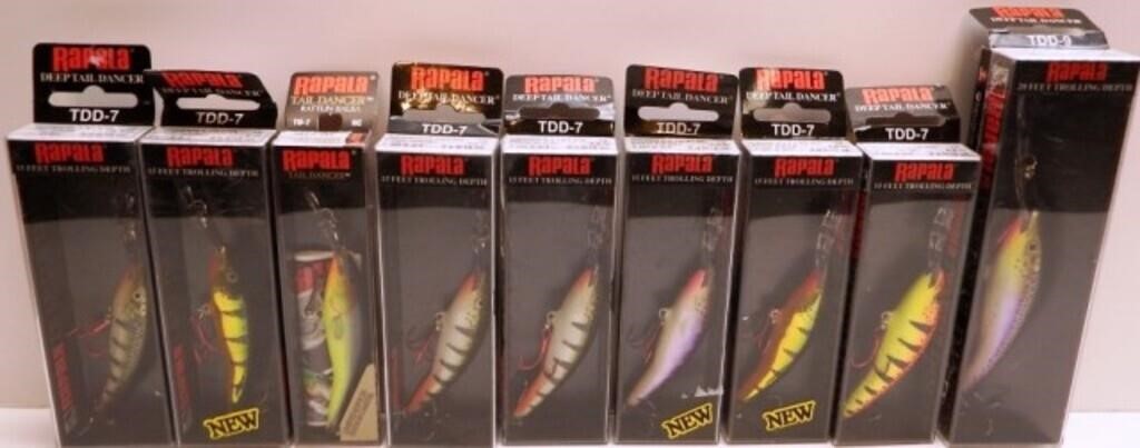 (9) Rapala Deep Tail Dancer Fishing Lures