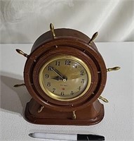 Ships wheel clock