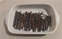 Lot Of Drill Bits W/ Corell Oven Dish