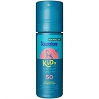 (3 pack) Coppertone Kids' Roll-On Sunscreen Lotion