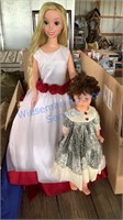 DOLLS, MATERIAL AND MISCELLANEOUS