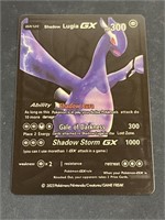 Shadow Lugia GX Black Foil Pokémon Card