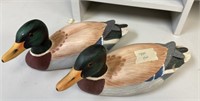 Pair of Mallard Duck Sculptures