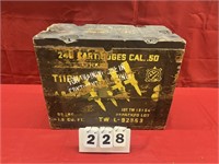 50cal. Wooden Ammo Box