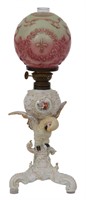Schierholz Porcelain Parrot Miniature Banquet Lamp