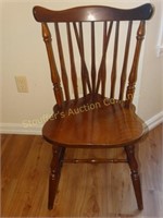 Comb back chair