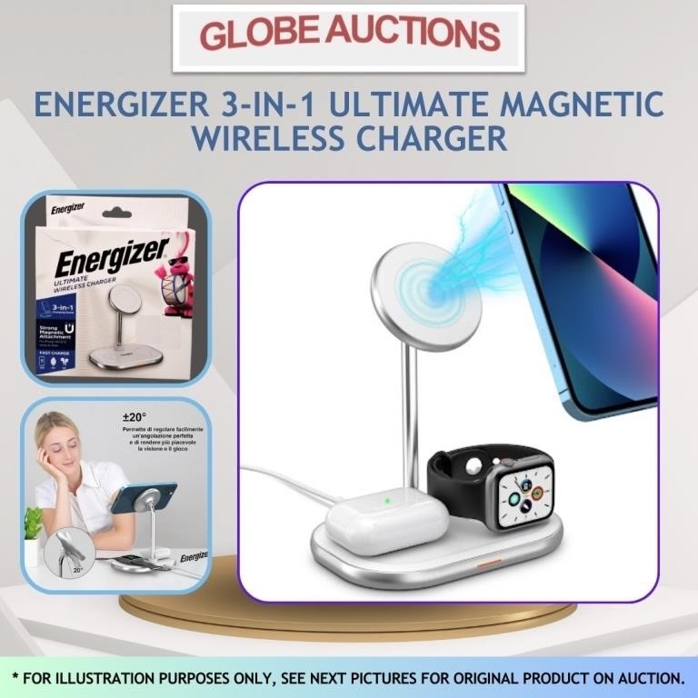 ENERGIZER 3in1 MAGNETIC WIRELESS CHARGER