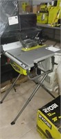 RYOBI 10" TABLE SAW AND STAND