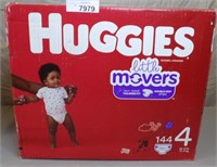 Huggies Little Movers 144 Diapers Size 4