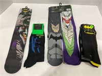 Batman and joker assorted socks