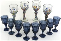 Colored and Art Glass Wine Stems