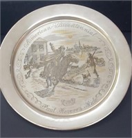 7.6 troy oz Sterling Plate  Danbury Mint