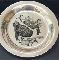 5.4 troy oz Sterling Plate 1973 Franklin Mint