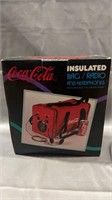 1989 Coca-Cola Insulated Bag/radio