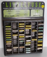 VINTAGE LITTLEFUSE WALL DISPLAY