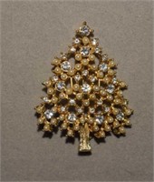 Eisenburg Ice Christmas Tree Brooch