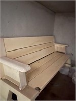 Plastic bench - must get out of cellar