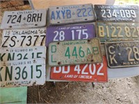 Selection License Plates