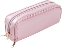 Large Capacity Pencil Case, Pink, 2 Pack
