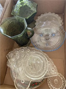 Two box lot of glassware