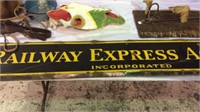 Railway Express Enamel Sign 6ft