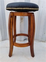 Swivel Leather Seat Bar Stool