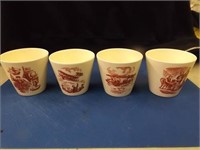 (4) Wedgewood Cups
