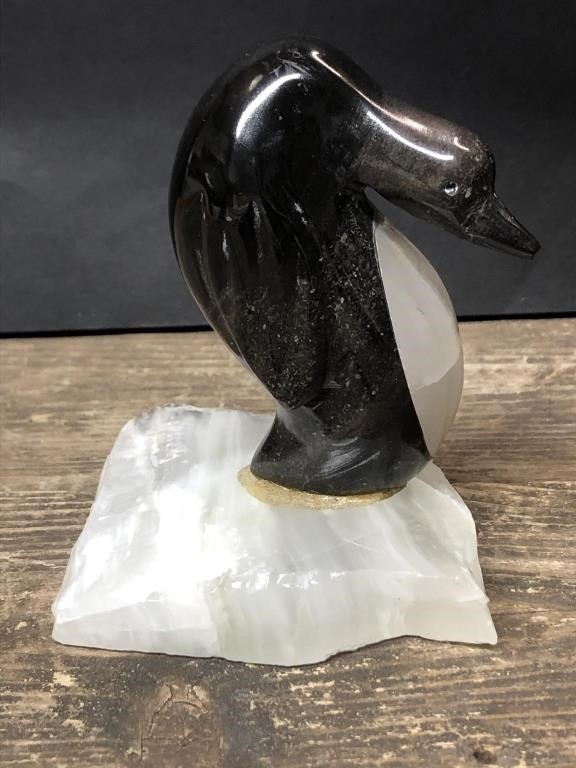 5" Art glass Penguin